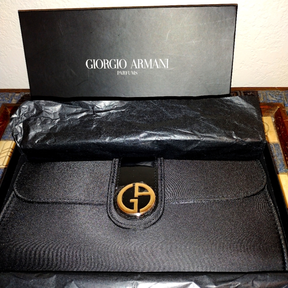 Giorgio Armani Satin Clutch